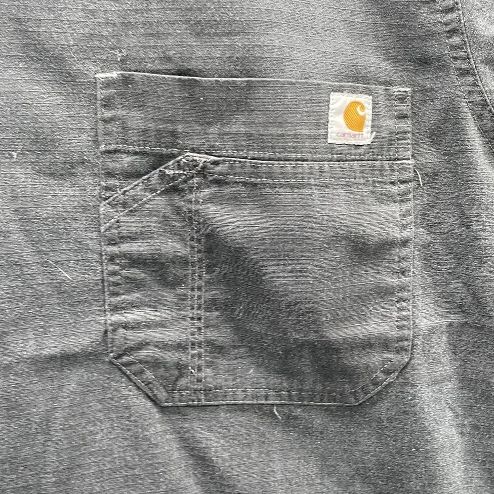Carhartt Scrub Top‎ Men Large Ripstop Professional Uniform Workwear Medical Tech